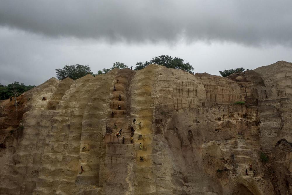 La mine d’or de Ndassima (République centrafricaine) en 2015, où des factions concurrentes de la Séléka ont commencé à se battre début 2017. 
