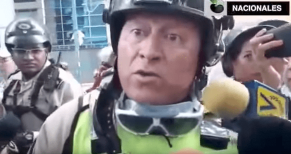 General Carlos Alfredo Pérez Ampueda. National Director of the Bolivarian National Police, which is implicated in abuses against demonstrators and bystanders. 