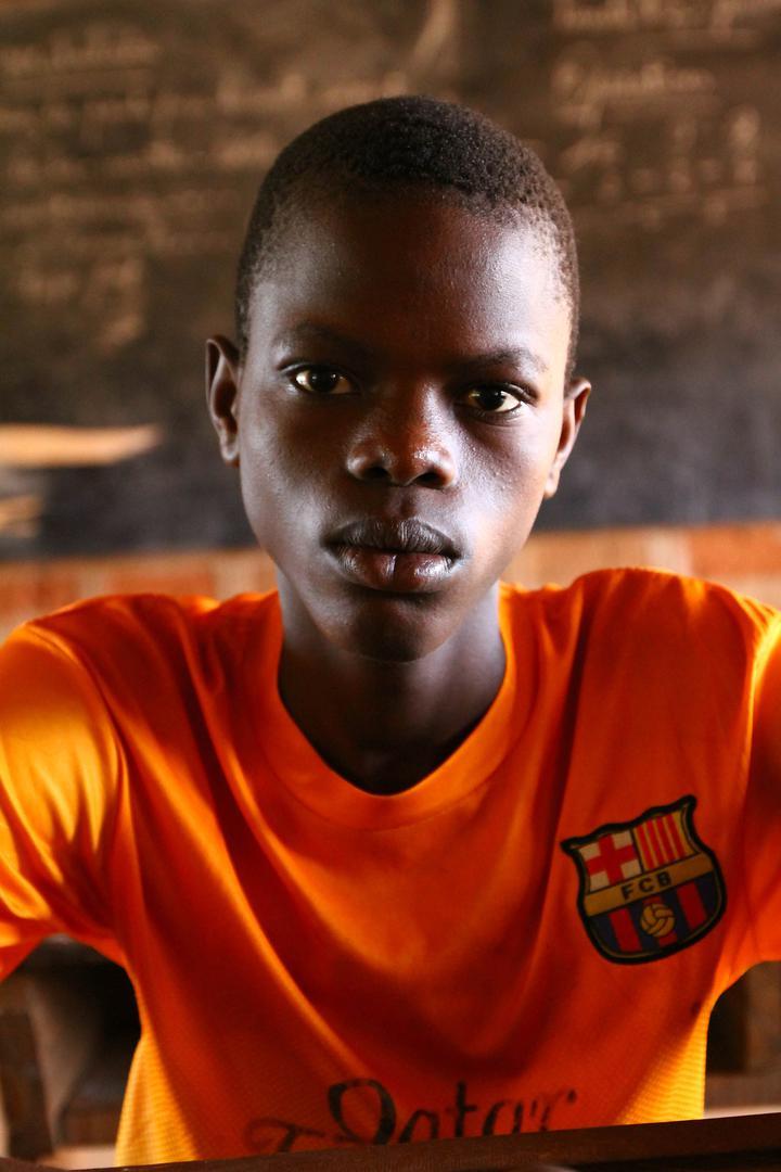 An 18-year-old student in Ouaka province who has lost four years of schooling.  “It is not normal for a child to lose this much time, it has blocked my future,” he said. “I wanted to be a doctor, but that is impossible without school.” 