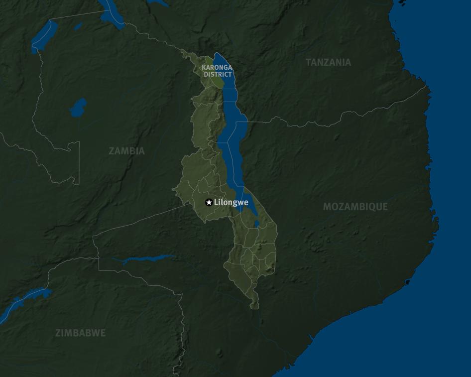 Map of Malawi