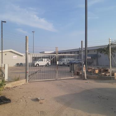 A photo showing the outside of a Guarda Nos Costa (GNC) immigration detention center in Aruba. 
