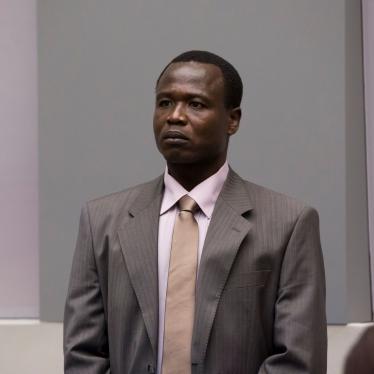 Dominic Ongwen at his confirmation of charges hearing in ICC courtroom I on 21 January 2016 © ICC-CPI.