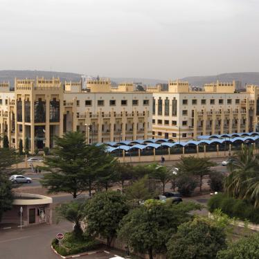 La Cité Administrative dans la capitale du Mali, Bamako, qui abrite plusieurs ministères dont celui de la Justice, photographiée en janvier 2017. 