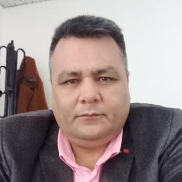 Rozybai Jumamadov, whose 14-year-old nephew and family were harassed and threatened by authorities in Turkmenistan, May 2020.