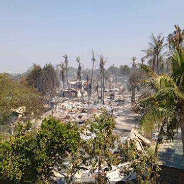 aerial shot of charred houses