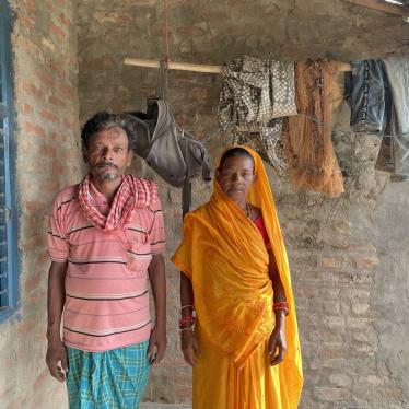 Parents of a deceased migrant worker in Nepal. 