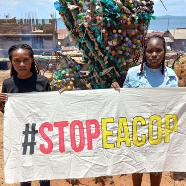 Fridays for Future Uganda activists Hilda Flavia Nakabuye and Patience Nabukalu in Kampala, Uganda. 
