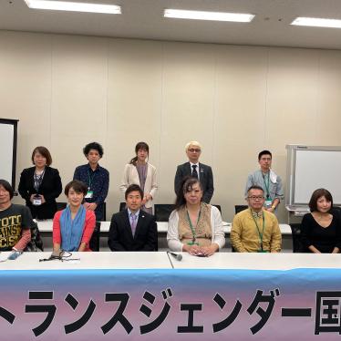 Trans rights event at the Japanese National Diet, October 2022.
