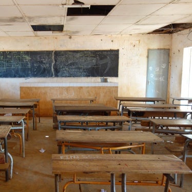 An empty classroom