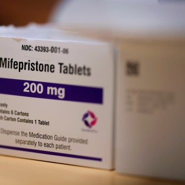 Mifepristone at a Planned Parenthood clinic in Ames, lowa, US, July 18, 2024. 