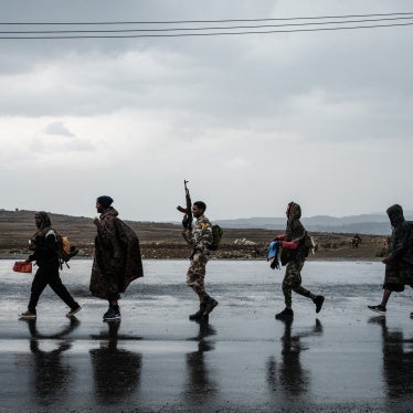 Tigray People's Liberation Front (TPLF) fighters in Mekele, Tigray region, Ethiopia, June 30, 2021. 