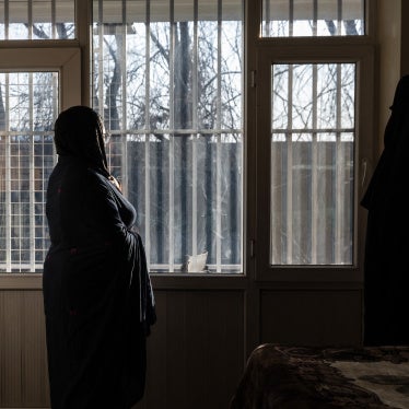 An Afghan hospital medic inside a home in Afghanistan, February 17, 2026.