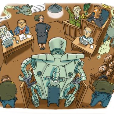 The next generation of weapons in military arsenals could be "killer robots," machines that would select and destroy specific targets without further human intervention. But if a robot broke the law, who would be held responsible? 
