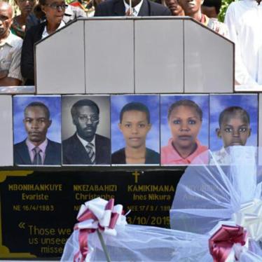 On October 13, 2015, police shot dead Christophe Nkezabahizi, his wife, nephew, and his two teenage children in Bujumbura. No one has been held accountable for their deaths. 