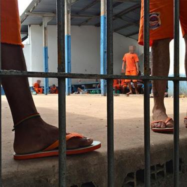 Pátio na Casa de Detenção (Cadet), uma das unidades do Complexo Penitenciário de Pedrinhas.
