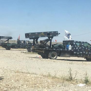 Two Emergency Response Division IRAM launchers in Badoush, May 2017. 