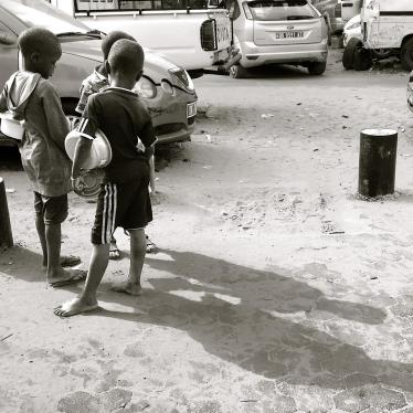Talibés begging in downtown Dakar, Senegal, May 11, 2017. 