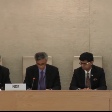 The Indian Delegation at the third Universal Period Review in Geneva, September 21, 2017.