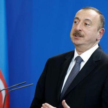 Le président de l'Azerbaïdjan Ilham Aliyev, photographié lors d’une conférence de presse à Berlin, le 7 juin 2016.