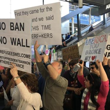 HRW staff at LAX