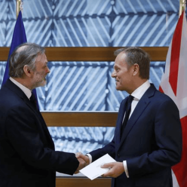 Brexit letter UK