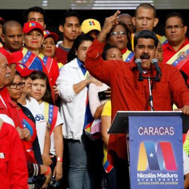 Venezuela's President Nicolas Maduro speaks during a campaign rally in Caracas, Venezuela May 4, 2018. 