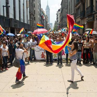 International LGBT Pride Day in Historic Center, Mexico City in June 2012. 
