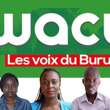 From left to right: Térence Mpozenzi, Agnès Ndirubusa, Christine Kamikazi, Egide Harerimana, and Adolphe Masabarakiza.