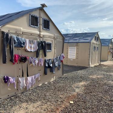 United Nations refugee agency housing units in one of its shelters in Boa Vista, Roraima state, October 20, 2019. 
